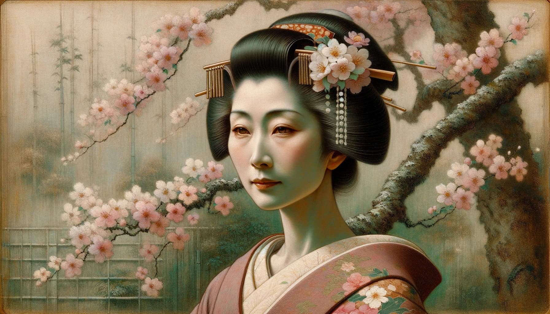 Learn Japanese kanozyo ha, gozyussai gurai desu. kanozyo ha, gozyussai goro desu. She's about