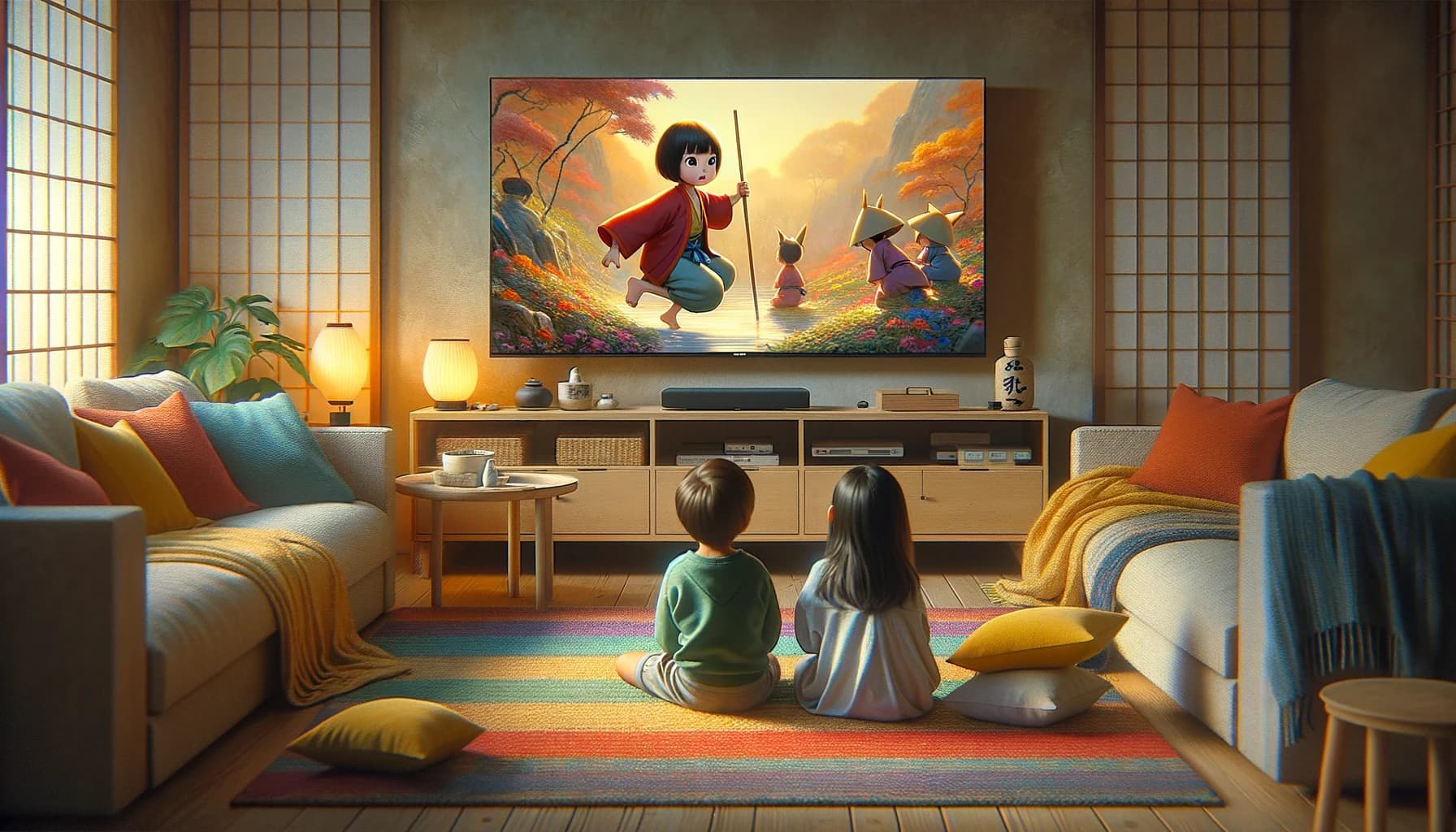 kodomotachi wa nihon no anime o miruno ga suki desu.